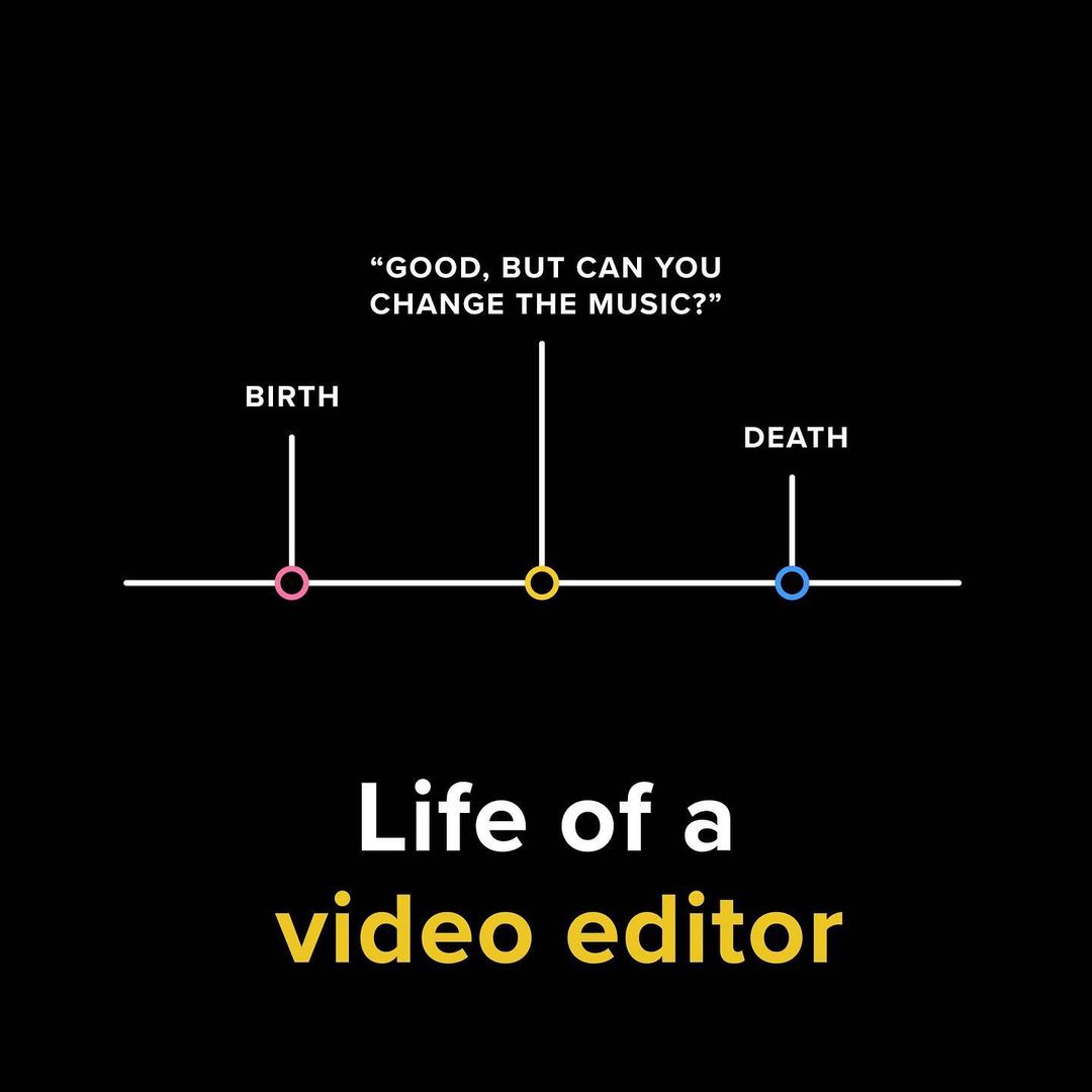 10 epic memes about video editing